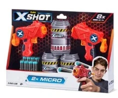 XShot ZURU X-SHOT Double Micro 3 skardinės 3621 22003