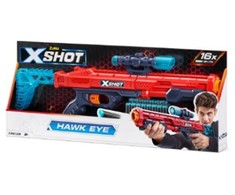 XShot *****ZURU X-SHOT HawkEye 16 šūvių paleidimo priemonė 36435