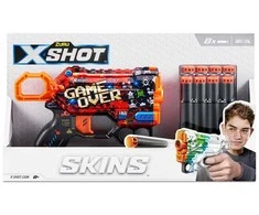 Zuru XShot SKINS MENACE paleidimo priemonė (8 rodyklės) dizainas B