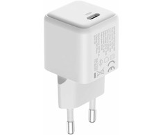 Yenkee Įkroviklis jungiama į tinklą USB C 20W 3A Power Delivery 3.0 QC 3.0 Balta