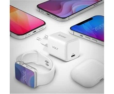 Yenkee Įkroviklis jungiama į tinklą USB C 45W 3A Power delivery 3.0 QC3.0 Balta