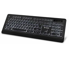 Yenkee USB Klaviatūra YKB 1025CS Vision, laidinė, su apšvietimu, juoda