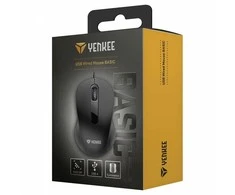 Yenkee Simetrinė USB pelė su laidu, 3 mygtukai, 1000DPI optinė