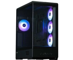 Zalman P50 DS PC-case, Midi-Tower, ATX, RGB, Tempered Glass - juodas