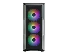 Zalman Case I3 Neo TG Mid Tower RGB 4xfan juoda