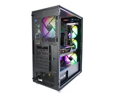 Zalman Case I3 Neo TG Mid Tower RGB 4xfan juoda