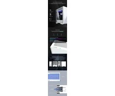 Zalman Z9 Iceberg Midi Tower – baltas