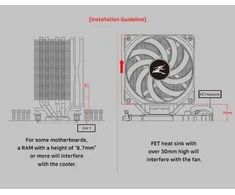 Zalman CNPS10X PERFORMA juoda