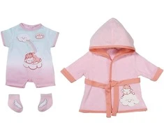 Lėlės maudymosi drabužėlių rinkinys 36–43 cm lėlei Deluxe Bathtime 703281 Baby Annabell