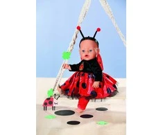 Zapf Drabužėlis Dress Ladybug su antblauzdžiais Dolly Moda Baby Born
