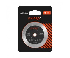 Deimantinis pjovimo diskas Ø76x10mm DNIPRO-M