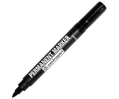 Permanentinis žymeklis greitai džiūstantis, 1-4,6 mm, juodas 5 8576 0112 CENTROPEN 1 vnt