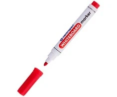 Centropen, baltos lentos žymeklis 8559, raudona, 10 vnt., 2,5 mm, alkoholio pagrindu, kaina už 1 vnt.