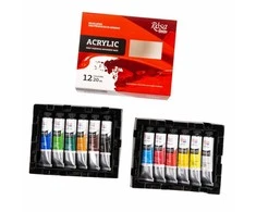 Akrilinių dažų rinkinys 12x20ml ROSA Studio