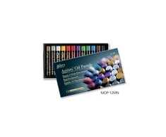 Aliejinės pastelės Metallic rinkinys 2x6sp.