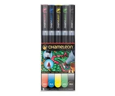 Chameleon markerių rinkinys 5 vnt, pagrindinės spalvos