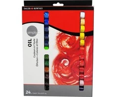 Daler Rowney Aliejinių dažų rinkinys Simpy 24x12ml