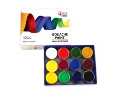 Guašas dailininkams Rosa Studio 12x20 ml