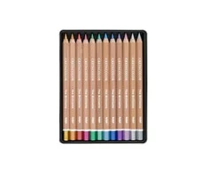 Spalvotų, storų, metallic pieštukų rinkinys 12 vnt MegaColor Cretacolor