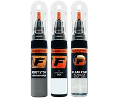 Firanto FORD EUROPE 2E2E - FROZEN Baltas Rinkinys: Dažų korektorius įbrėžimų taisymui + Rūdžių modifikatorius + Lakas 15 ml
