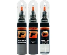 Firanto FORD EUROPE 5FLV - STEALTH/SLATE Pilkas Rinkinys: Dažų korektorius įbrėžimų taisymui + Rūdžių modifikatorius + Lakas 15 ml (2019  -2020)