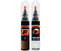 Firanto LEXUS 4T2 - PREMIUM BROWN Dažų korektorius įbrėžimų taisymui + Lakas 15 ml