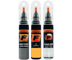 Firanto LIGIER P083533 - JAUNE LA POSTE Rinkinys: Dažų korektorius įbrėžimų taisymui + Rūdžių modifikatorius + Lakas 15 ml