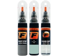 Firanto MITSUBISHI F22 - LIGHT Žalias Rinkinys: Dažų korektorius įbrėžimų taisymui + Rūdžių modifikatorius + Lakas 15 ml