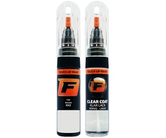 Firanto NISSAN KK2 - BRIGHT Baltas Dažų korektorius įbrėžimų taisymui + Lakas 15 ml