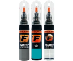 Firanto PEUGEOT POPZ - BLEU (VERT) TURQUOISE Rinkinys: Dažų korektorius įbrėžimų taisymui + Rūdžių modifikatorius + Lakas 15 ml