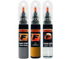 Firanto ROVER MGRC074 - MONOGRAM SAFFRON Rinkinys: Dažų korektorius įbrėžimų taisymui + Rūdžių modifikatorius + Lakas 15 ml