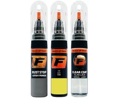 Firanto SEAT S1E - AMARILLO FLUOR R-11203 Rinkinys: Dažų korektorius įbrėžimų taisymui + Rūdžių modifikatorius + Lakas 15 ml