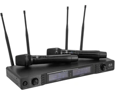 2 bevielių mikrofonų sistema Mac Mah UHF 2000M