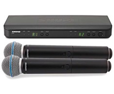 2 bevielių mikrofonų sistema Shure BLX288E/B58-K3E