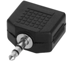 Adapteris 2x3,5mm/f-3,5mm/m Adam Hall 4 STAR AY MF3 MM3