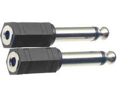 Adapteris Stagg 3.5 TS/f - 6.35mm TS/m 2vnt