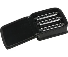 Armonikėlių komplektas Fender BLUES DELUXE 3 su dėklu