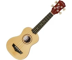 Arrow Guitars Sopraninės ukulėlės komplektas Arrow PB10, natūralios spalvos