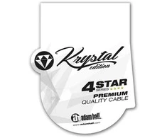 Audio kabelis Adam hall 4 STAR MMF 0500 Krystal 5m