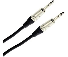 Audio kabelis Plugger Jack/Jack 6.3mm Stereo, 3m