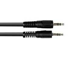 Audio kabelis Stagg 2 x 3.5mm miniJack TRS AUX 6m