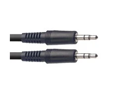Audio kabelis Stagg 2 x 3.5mm miniJack TRS AUX 3m