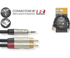 Audio kabelis Stagg NYC3/MPS2CMR, 3m