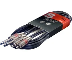Audio kabelis Stagg STC6PCM, 6m