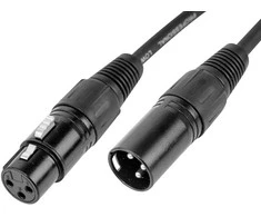 Audio kabelis XLR-XLR, f/m, 1m, Cascha HH 2086