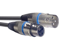 Audio kabelis XLR/XLR (m/f) Stagg SMC10 BL, 10 m