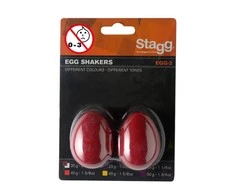 Barškučiai (pora, raudoni) Stagg EGG-2 RD