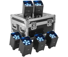 Boomtone Dj Prožektorių komplektas su dėklu Mac Mah IZY Glow set