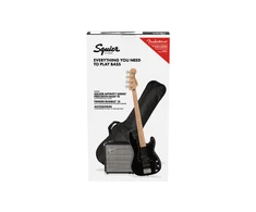 Bosinės gitaros komplektas Fender Aff Bass PJ Pack + Rumble 15, juodas