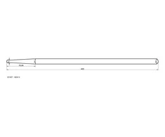 Būgnų lazdelės Rohema Rounded Tip SD4-H